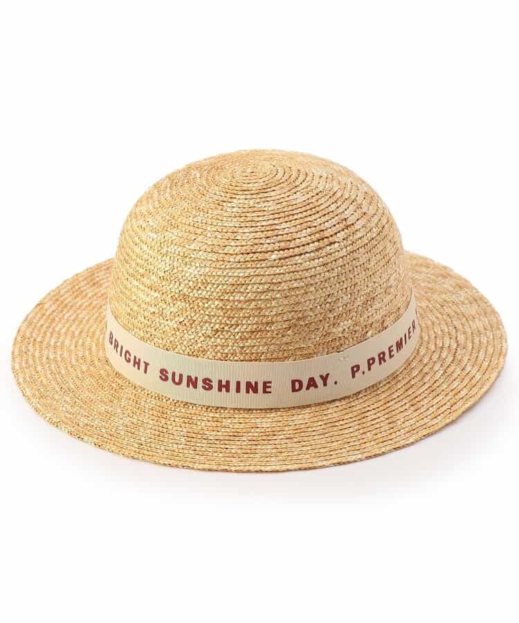 pr ロゴリボンストローハット | lil kitten